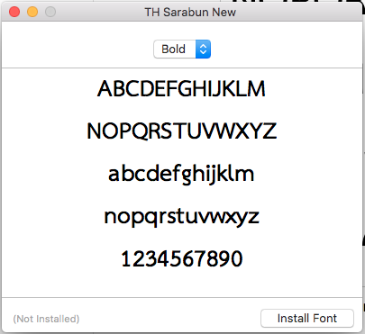 install font mac